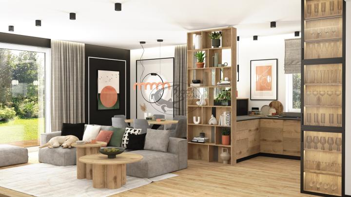 Projekt wnętrza domu w Pisarzowicach