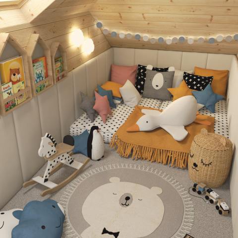 Projektowanie wnętrz pokoi dziecięcych